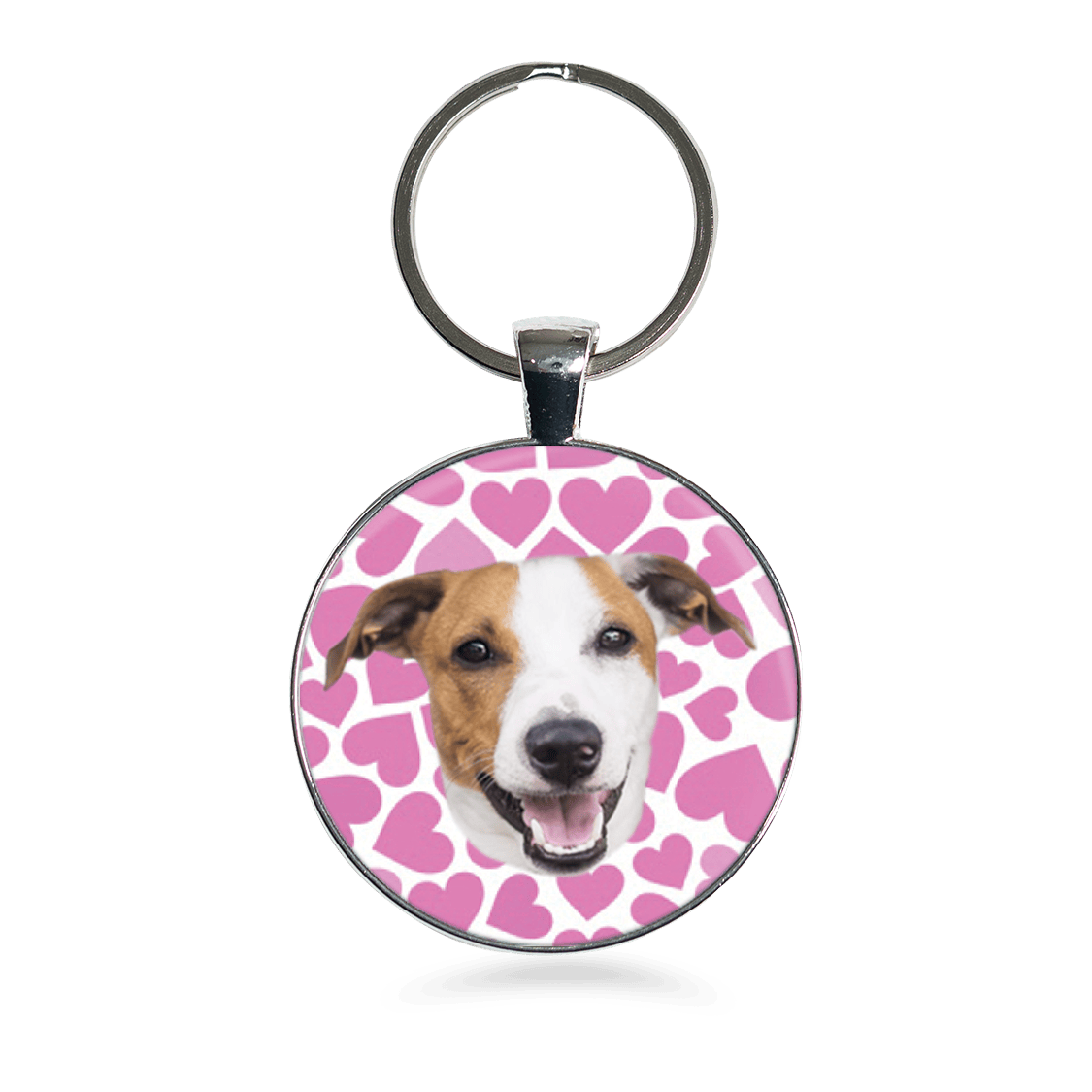 Keychain - Pink Hearts