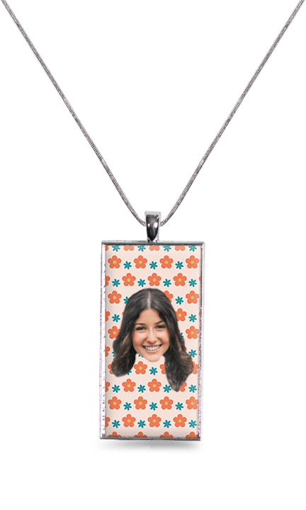 Rectangle - Retro Flowers - Cream