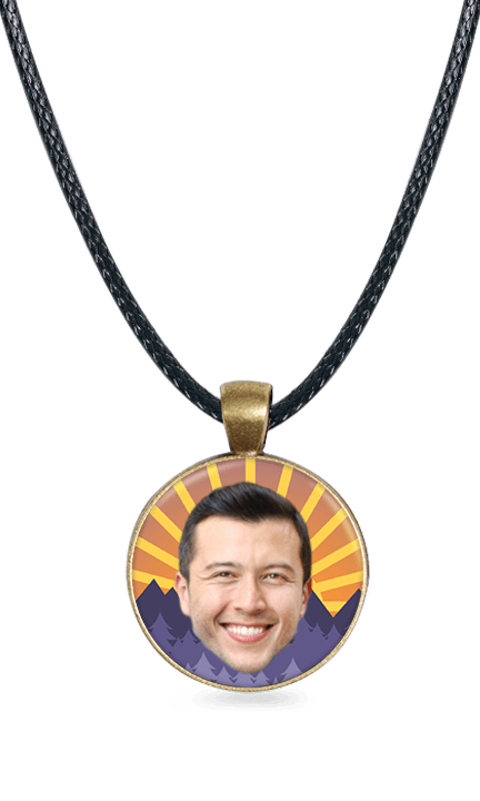 Great Outdoors - Circle Necklace - Brass