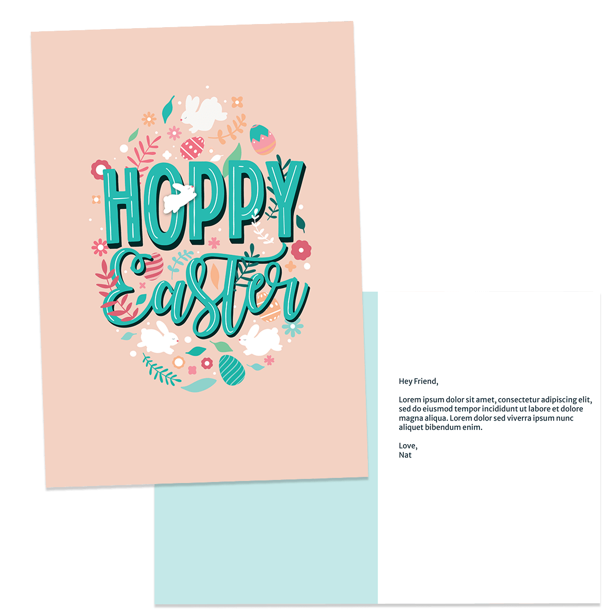 Hoppy Easter Card