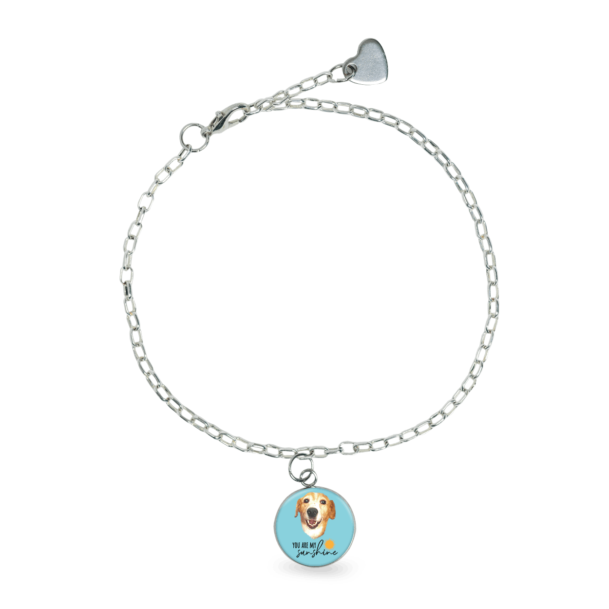 You Are My Sunshine - Charm Bracelet - Silver